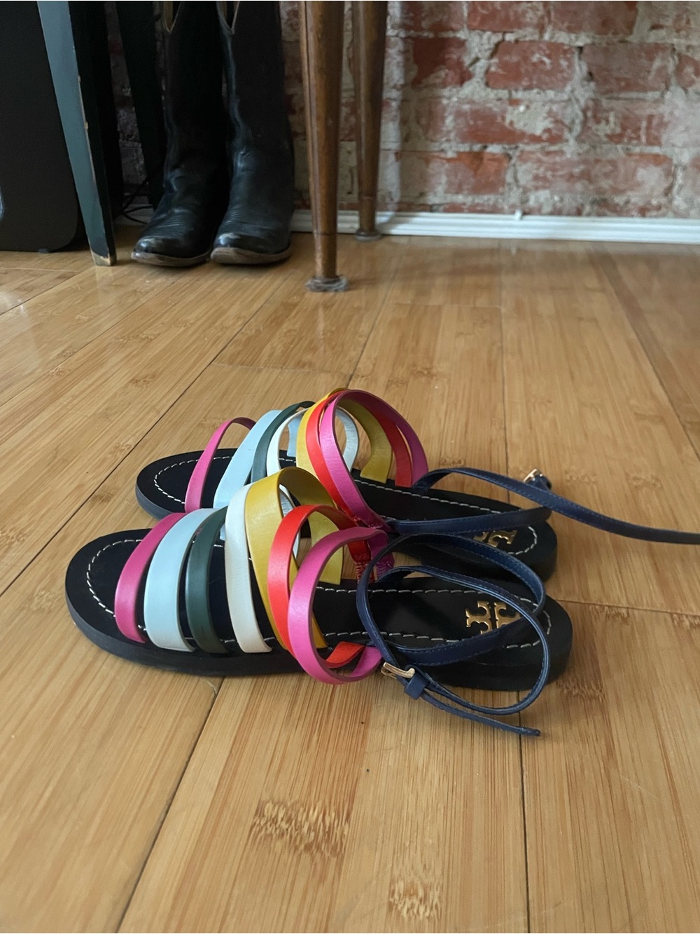 Tory Burch Multicolor Strappy Sandals